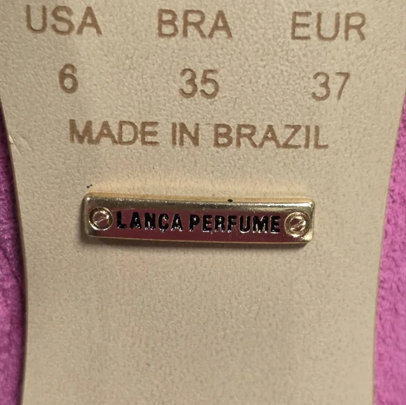 Lanca Perfume Suede Leather Knee High Heeled Boots MADE IN BRAZIL - Picture 3 of 8